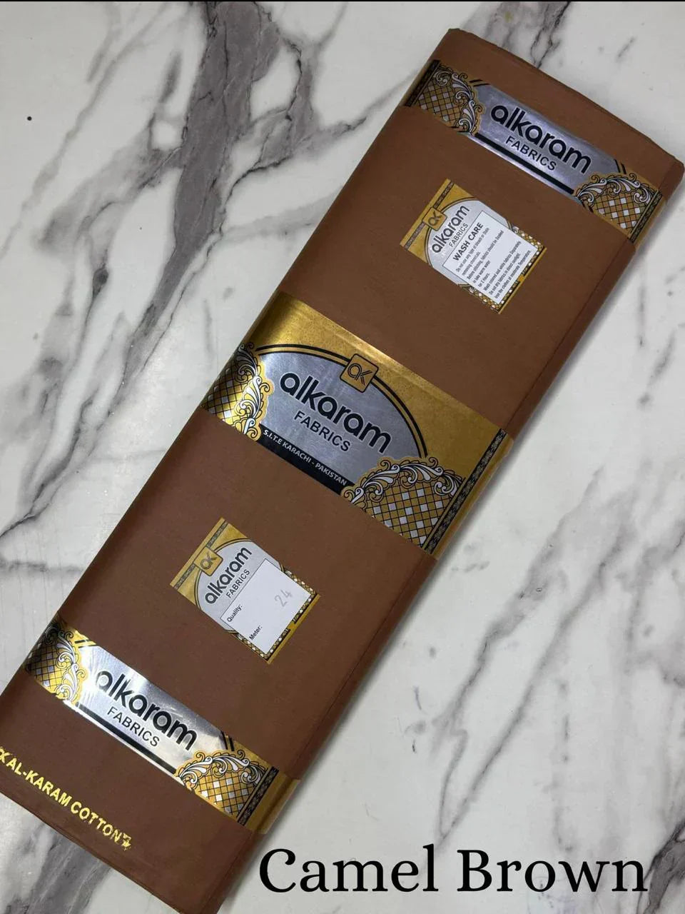 Camel Brown Al Karam Cotton