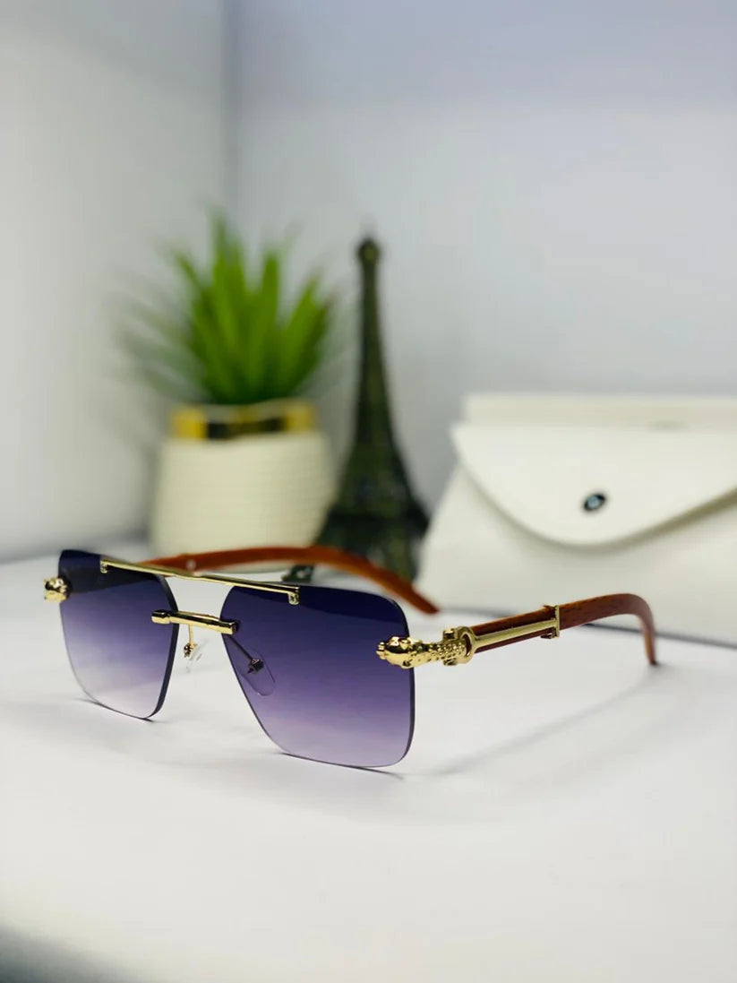 The Royal Panther Wood-Temple Shades