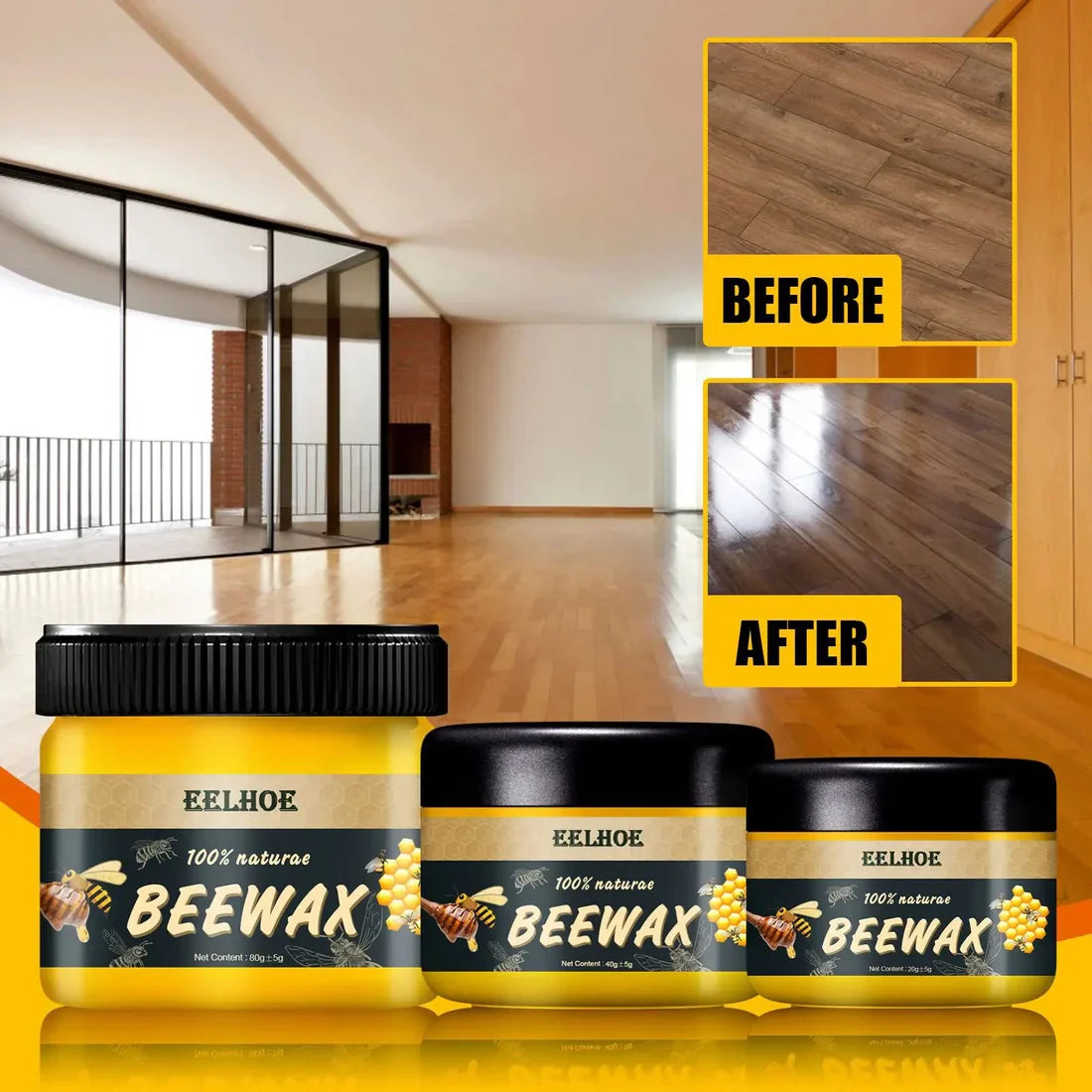 IMPORTED BeeWax Wood Furniture Polish