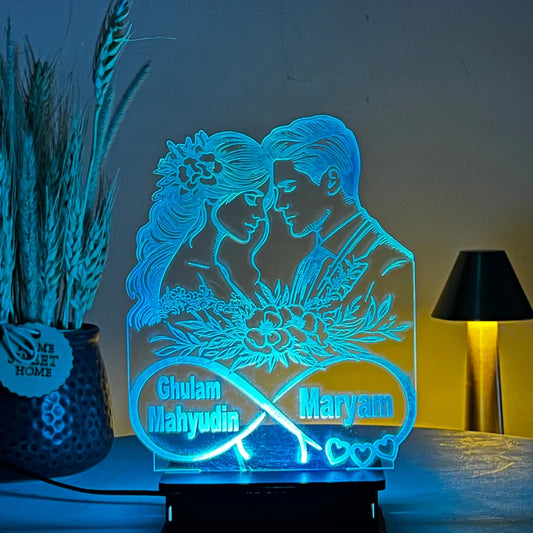 Wedding Couple Lamp