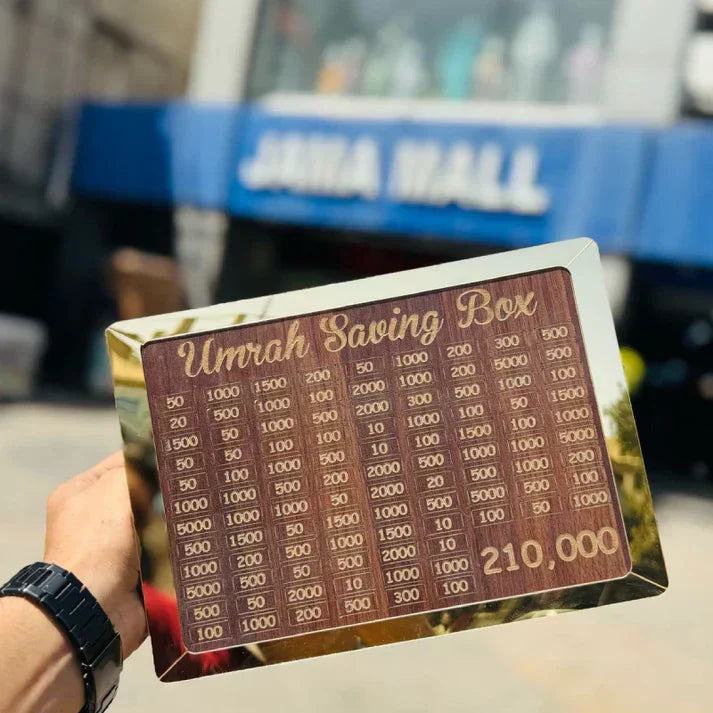 Umrah Saving Box (Time To See ALLAH KA GAHAR)